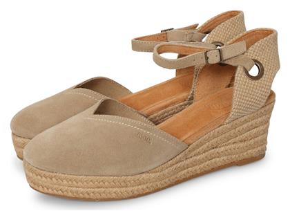 Jeep Footwear Καλοκαιρινές Γυναικείες Πλατφόρμες Μπεζ