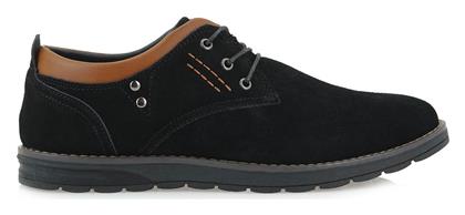 JK London Suede Ανδρικά Casual Παπούτσια Μαύρα