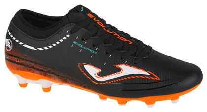 Joma Evolution FG Χαμηλά Ποδοσφαιρικά Παπούτσια με Τάπες Μαύρα