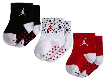 Jordan Παιδικά Σοσόνια Πολύχρωμα 3 Ζευγάρια