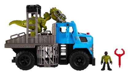 Jurassic World Imaginext Break Out Dinο Thrashing Dinosaur Νταλίκα Απόδρασης Δεινοσαύρων για 3+ Ετών από το Plus4u