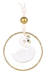 Kaemingk Παιδικό Διακοσμητικό Κρεμαστό Λευκό 8.5x8.5x1εκ.