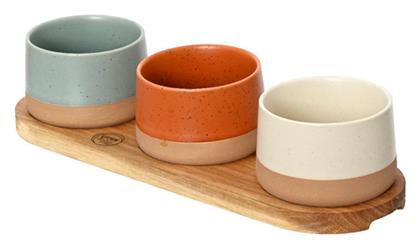 Kaemingk Ξύλινη Ορντεβιέρα 3 Θέσεων Πολύχρωμη Π32.5xΜ11xΥ7cm