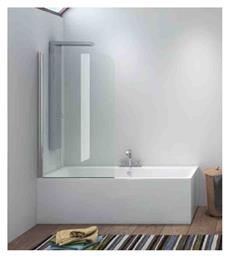 Karag Iro Ανοιγόμενο Διαχωριστικό Μπανιέρας 85x140cm Clear Glass από το Designdrops