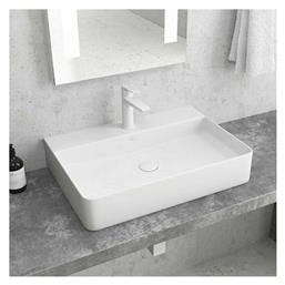 Karag LT2173 Επικαθήμενος Νιπτήρας Πορσελάνης 50x42cm White Matt