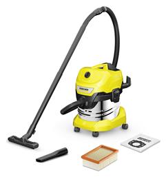 Karcher WD 4 S V-20/5/22 Σκούπα Υγρών / Στερεών 1000W με Κάδο 20lt