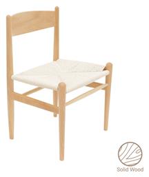 Καρέκλα Conan Φυσικό Ξύλο Oξιάς 52x46x78εκ.