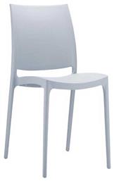 Καρέκλα Maya Silver Grey 44x50x81εκ.