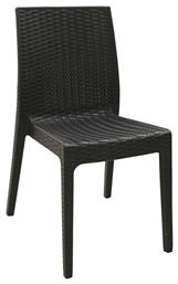 Καρέκλα Rattan Dafne Καφέ 46x55x85εκ.