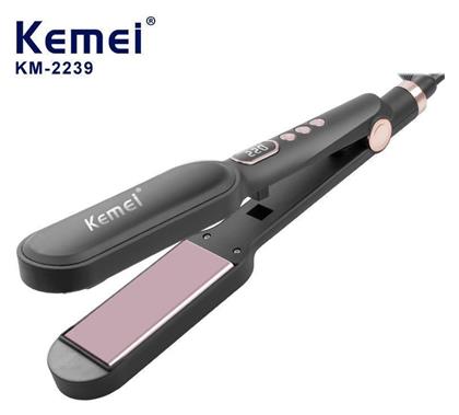 Kemei ΚΜ-2239 Πρέσα Μαλλιών με Κεραμικές Πλάκες 55W από το EasyU