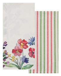 Kentia Fazzy Πετσέτα Κουζίνας από 100% Βαμβάκι σε Κόκκινο Χρώμα 40x60cm 2τμχ