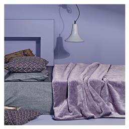 Kentia Notte Κουβέρτα Βελουτέ Υπέρδιπλη 220x240εκ. 42 Mauve από το Aithrio