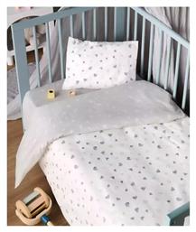 Kentia Πάπλωμα Κούνιας Βαμβακερό Γκρι 100x140cm