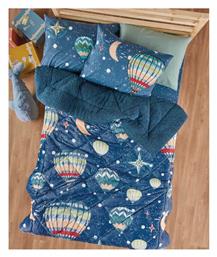 Kentia Παιδικό Κουβερτοπάπλωμα Διπλής Όψης Μονό Titus Μπλε 160x220εκ.