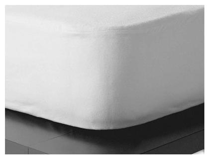 Kentia Προστατευτικό Επίστρωμα Διπλό Αδιάβροχο με Φάσα Cotton Cover Λευκό 140x200εκ.
