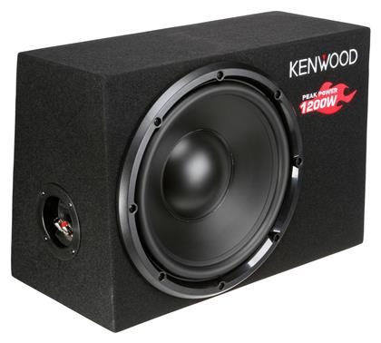 Kenwood Subwoofer Αυτοκινήτου 12'' 300W RMS με Κούτα