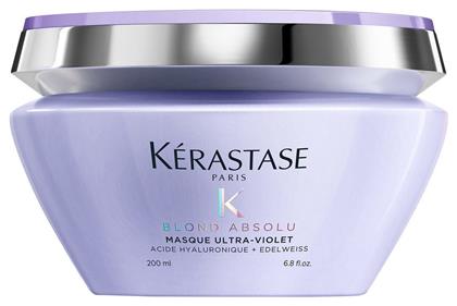 Kerastase Μάσκα Μαλλιών Blond Absolu Ultra-Violet για Προστασία Χρώματος 200ml από το Letif