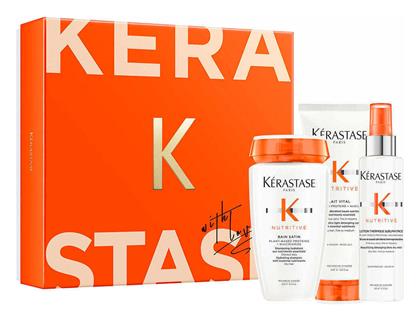 Kerastase Nutritive - Limited Edition Σετ Περιποίησης Μαλλιών με Σαμπουάν, Conditioner και Θερμοπροστασία 3τμχ από το Attica