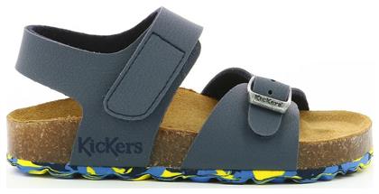 Kickers Παιδικά Πέδιλα Sunkro Ανατομικά Μπλε