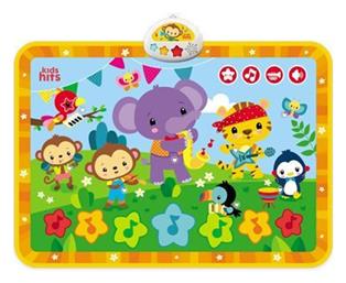 Kids Hits Χαλάκι Δραστηριοτήτων με Μουσική Πολύχρωμο για Νεογέννητα (MxΠxΥ) 38x26x4cm