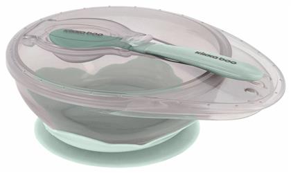 Kikka Boo Bowl With Spoon Mint