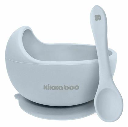 Kikka Boo Παιδικό Σετ Φαγητοδοχείου Yummy από Σιλικόνη Μπλε