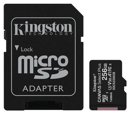 Kingston Canvas Select Plus microSDXC 256GB Class 10 U3 V30 A1 UHS-I