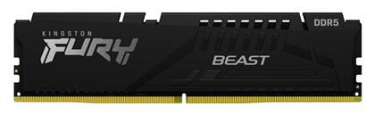 Kingston Fury Beast 16GB DDR5 RAM με Ταχύτητα 4800 για Desktop