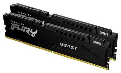 Kingston Fury Beast 64GB DDR5 με 2 Modules (2x32GB)