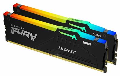 Kingston Fury Beast RGB DDR5 με 2 Modules