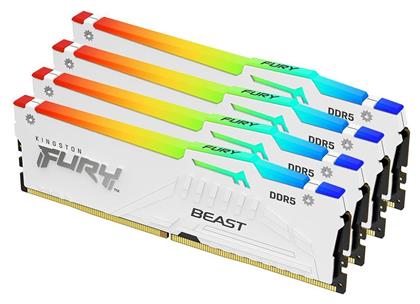 Kingston Fury Beast RGB DDR5 με 4 Modules