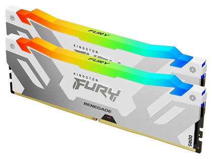 Kingston Fury Renegade RGB 32GB DDR5 RAM με 2 Modules (2x16GB) και Ταχύτητα 7200 για Desktop