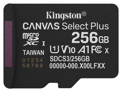 Kingston microSDXC 256GB Class 10 U1 V10 A1 UHS-I