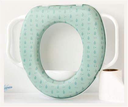 Kiokids Παιδικό Κάθισμα Τουαλέτας με Εύκαμπτη Επιφάνεια Πράσινο