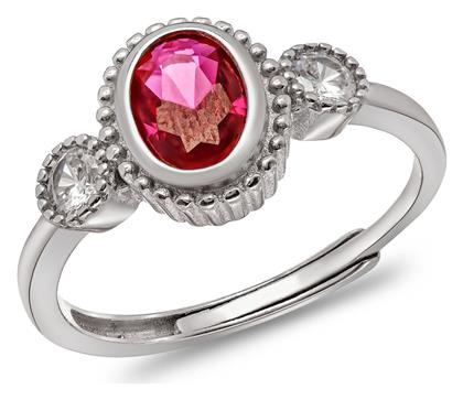 Kiriakos Gofas Σετ Γυναικεία Δαχτυλίδια από Ασήμι