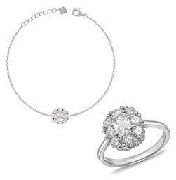 Kiriakos Gofas Σετ Κοσμημάτων από Ασήμι