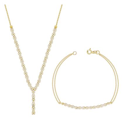 Kiriakos Gofas Σετ Κοσμημάτων από Χρυσό 14K