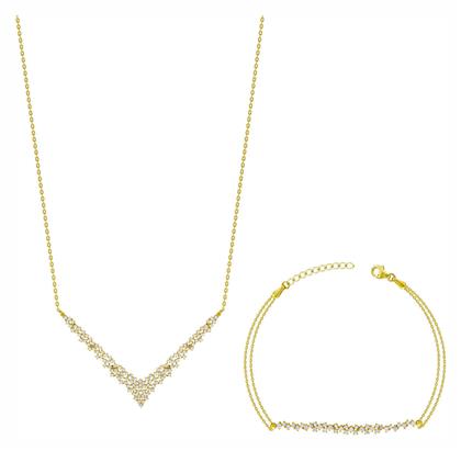 Kiriakos Gofas Σετ Κοσμημάτων από Χρυσό 14K