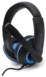 Komc Α14 Over Ear Gaming Headset με σύνδεση 3.5mm Black/Blue από το Filinda