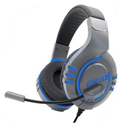 Komc E9 Over Ear Gaming Headset με σύνδεση USB Μπλε