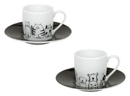 Konitz Φλιτζάνι Καφέ από Πορσελάνη Λευκό