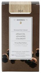 Korres Argan Oil Advanced Colorant 10.1 Ξανθό Πλατίνας Σαντρέ 50ml