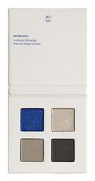 Korres Eyeshadow Παλέτα με Σκιές Ματιών Matte σε Στερεή Μορφή Smokey Sea 4gr