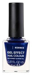 Korres Gel Effect Gloss Βερνίκι Νυχιών Μακράς Διαρκείας 87 Infinity Blue 11ml