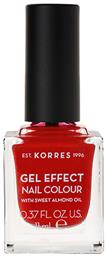 Korres Gel Effect Gloss Βερνίκι Νυχιών Μακράς Διαρκείας Κόκκινο 53 Royal Red 11ml από το Pharm24