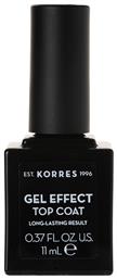 Korres Gel Effect Nail Colour Top Coat για Απλά Βερνίκια 11ml από το Pharm24