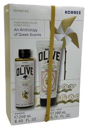 Korres Pure Greek Olive Σετ Περιποίησης για Καθαρισμό Σώματος