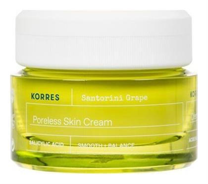 Korres Santorini Grape Poreless Light Κρέμα Προσώπου για Ενυδάτωση & Σύσφιξη 40ml