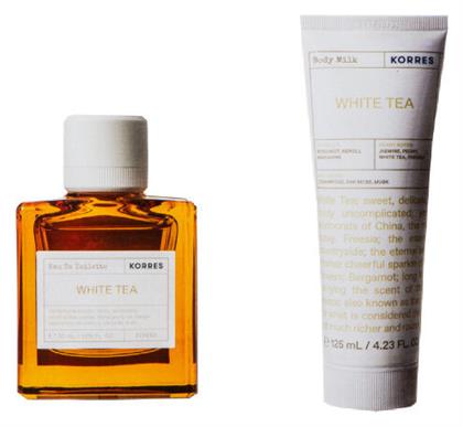 Korres White Tea Γυναικείο Σετ με Body Lotion