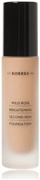 Korres Wild Rose Brightening Second-Skin Liquid Make Up SPF15 WRF3 30ml από το Pharm24